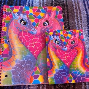 Lisa Frank Pepper and Penelope 1 Subject Notebook With Matching Sketchbook